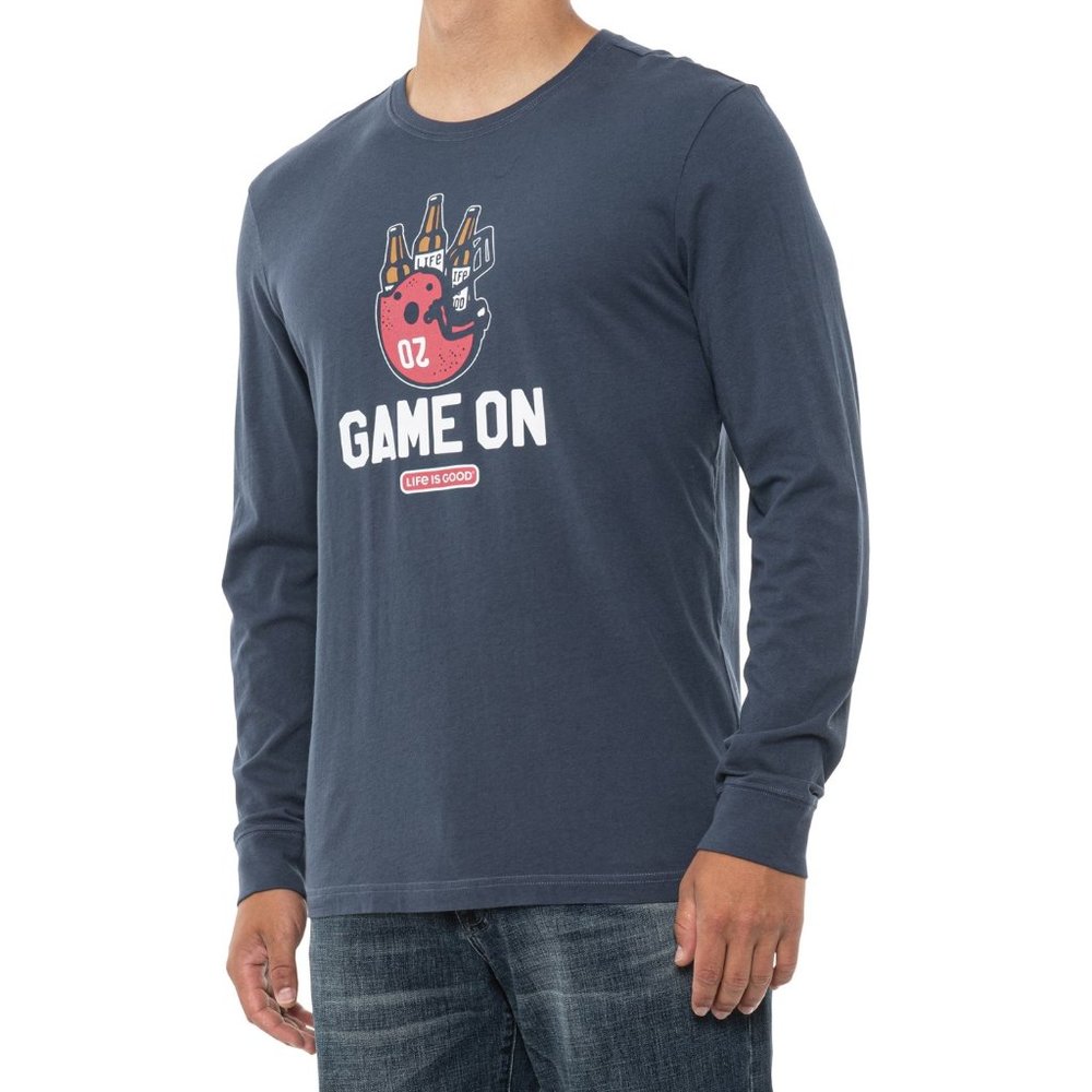 Life is good "Game On" T-Shirt - Long Sleeve NWT